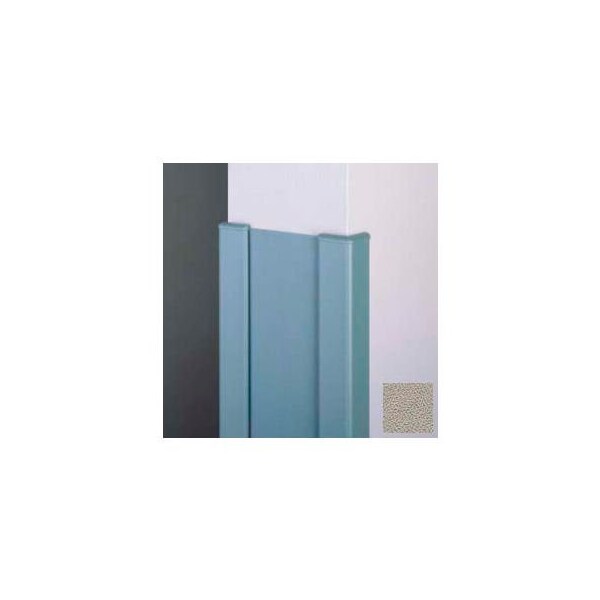 Pawling Surface Mounted End Wall 90Deg Corners, 2'' Wings, 8'H W/Caps, 6"W, Chinchilla, Aluminum CG-11-8-297 - main